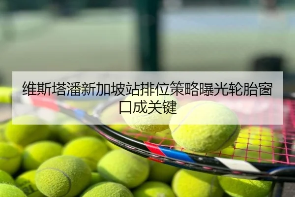维斯塔潘新加坡站排位策略曝光轮胎窗口成关键